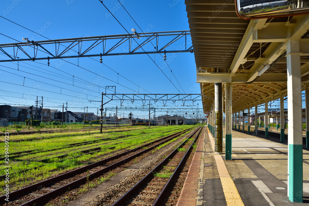 Fototapeta premium 新潟 JR新津駅構内