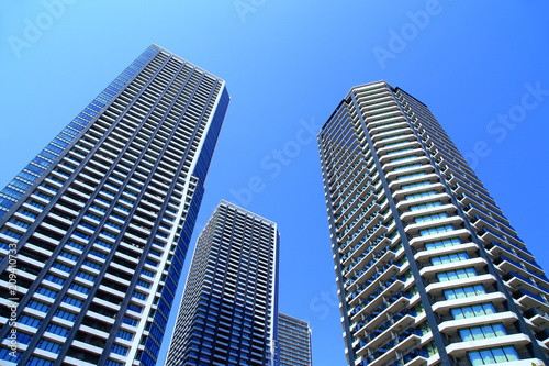 High rise residential buildings in Tokyo