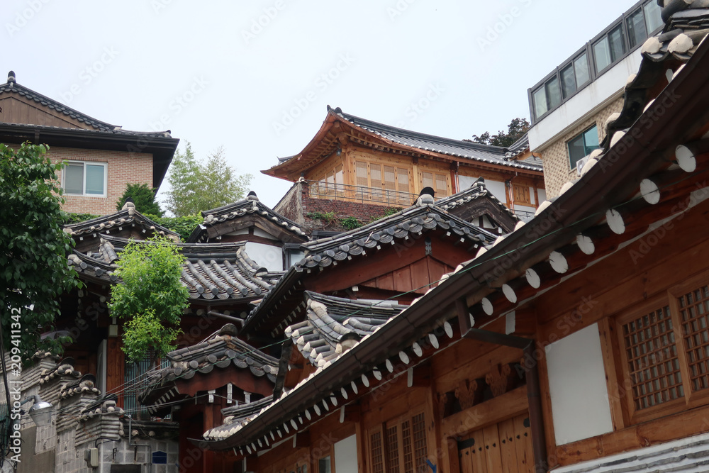 Bukchon Hanok Village in Seoul 