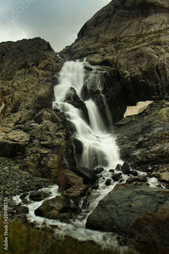 Waterfall in the mountains