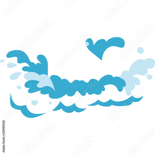 水しぶき