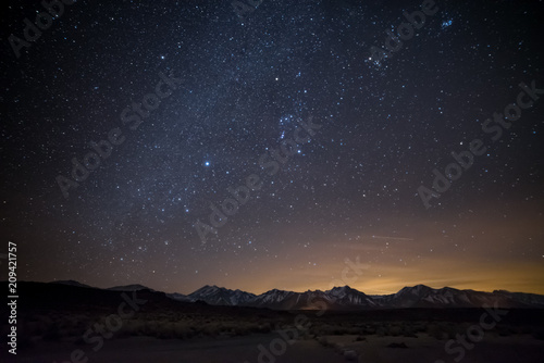 Milky Way Over Sierra Eastside