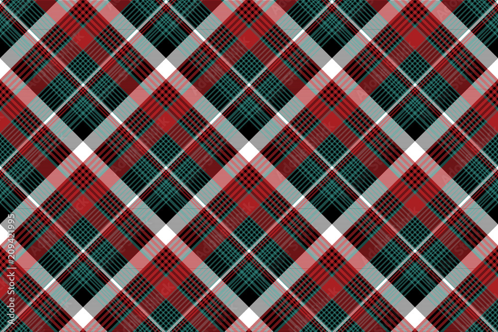 Red green check plaid seamless background Red green check plaid seamless background