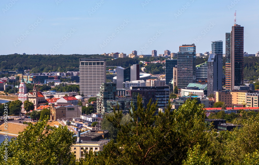 Naklejka premium Vilnius Buildings