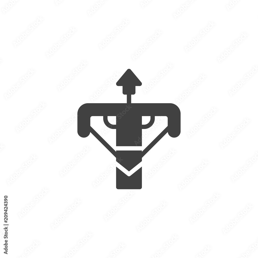 Battle crossbow with arrow vector icon. filled flat sign for mobile concept and web design. Ancient crossbow simple solid icon. Symbol, logo illustration. Pixel perfect vector graphics Battle crossbow with arrow vector icon. filled flat sign for mobile concept and web design. Ancient crossbow simple solid icon. Symbol, logo illustration. Pixel perfect vector graphics