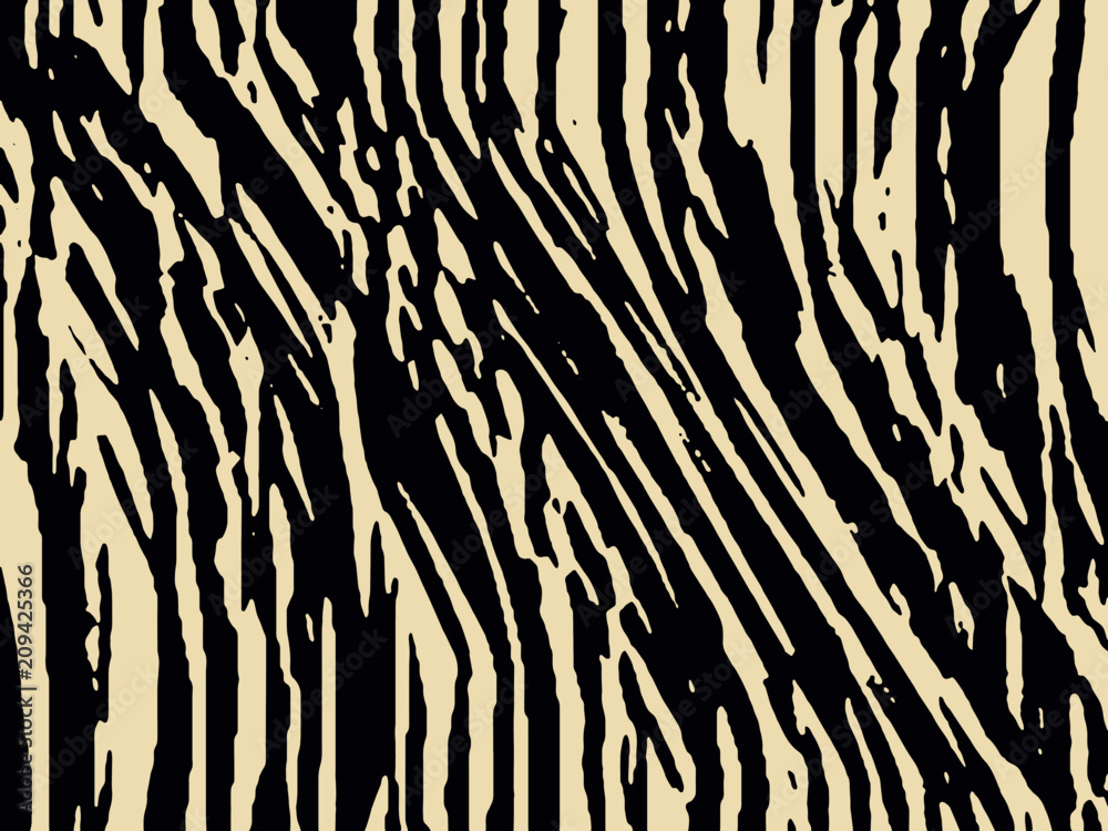 Abstract grunge vector background. Monochrome raster composition of irregular graphic elements.
