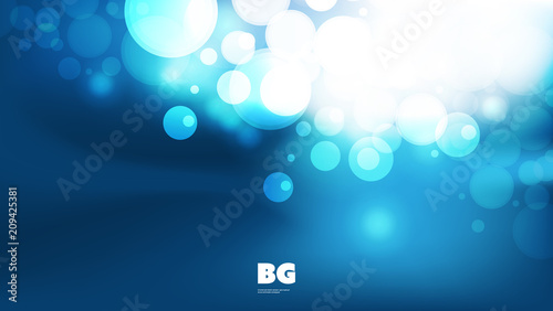 Colorful Sparkling, Glittering Bubbly Pattern, Design Template with Abstract Blurred Background