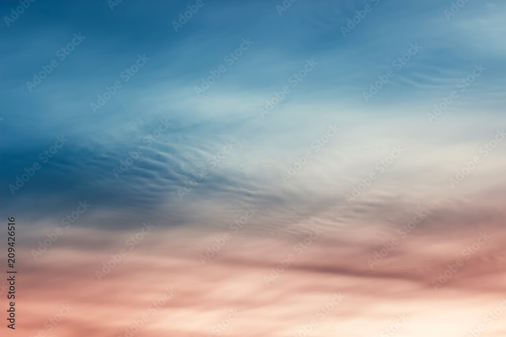 Beautiful sky at sunset time Beautiful sky at sunset time