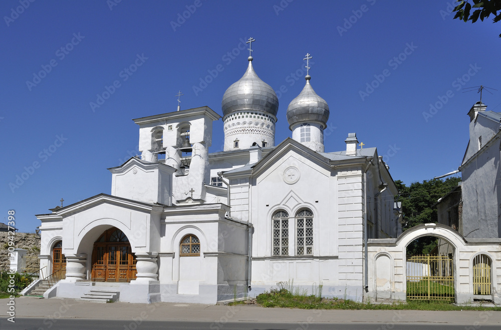 Church Of Varlaam Khutynsky. Pskov, Russia