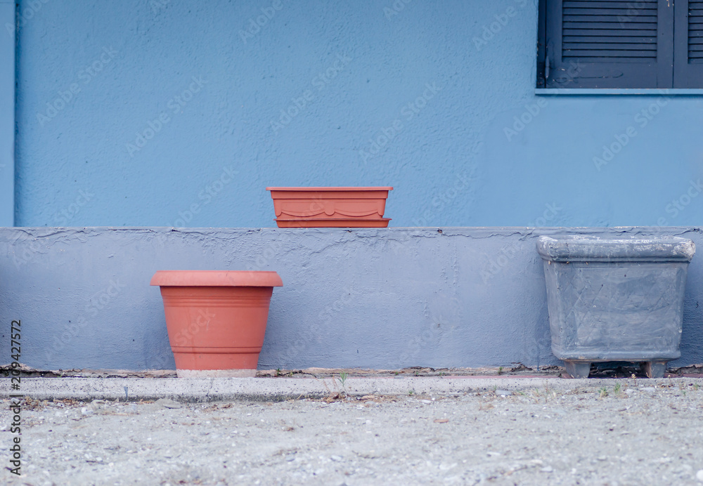 traditional old ceramic jar in the country - Greece traditional old ceramic jar in the country - Greece