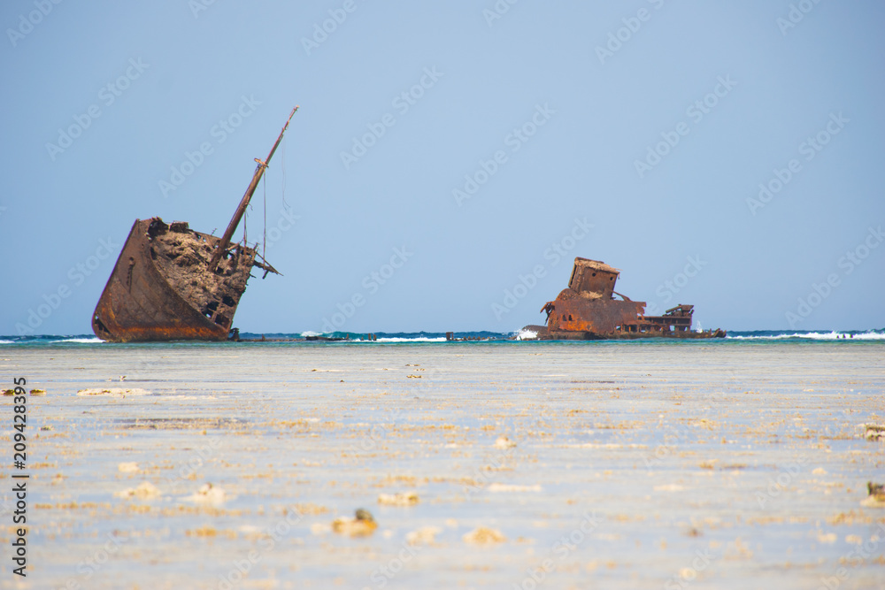 shipwreck in sinai