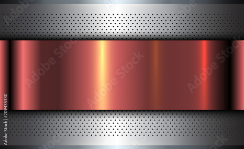 Metallic background silver, polished steel texture