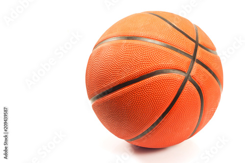 Basketball isolated on white