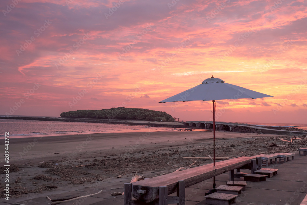 Naklejka premium 宮崎市のパワースポット