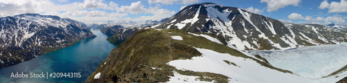 Wallpaper Mural Spectacular hiking the Besseggen Ridge, Norway Torontodigital.ca