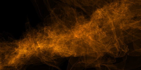 Orange smoke background