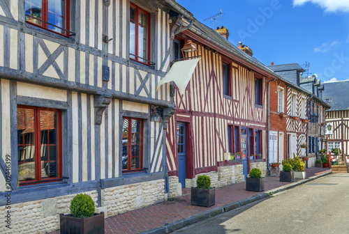 Street in Beuvron-en-Auge, France