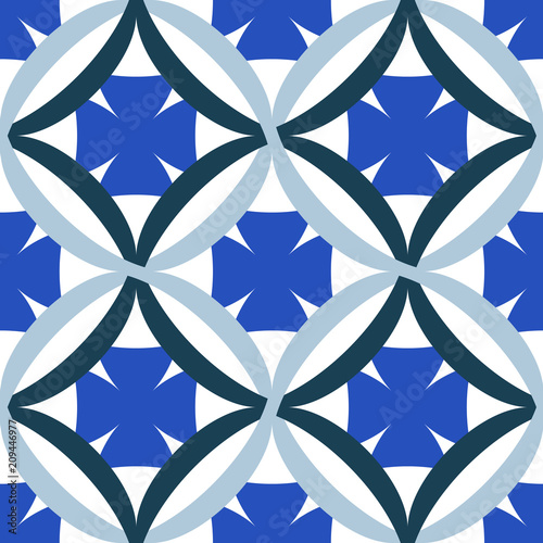 Abstract seamless geometric pattern. Vector illustration.