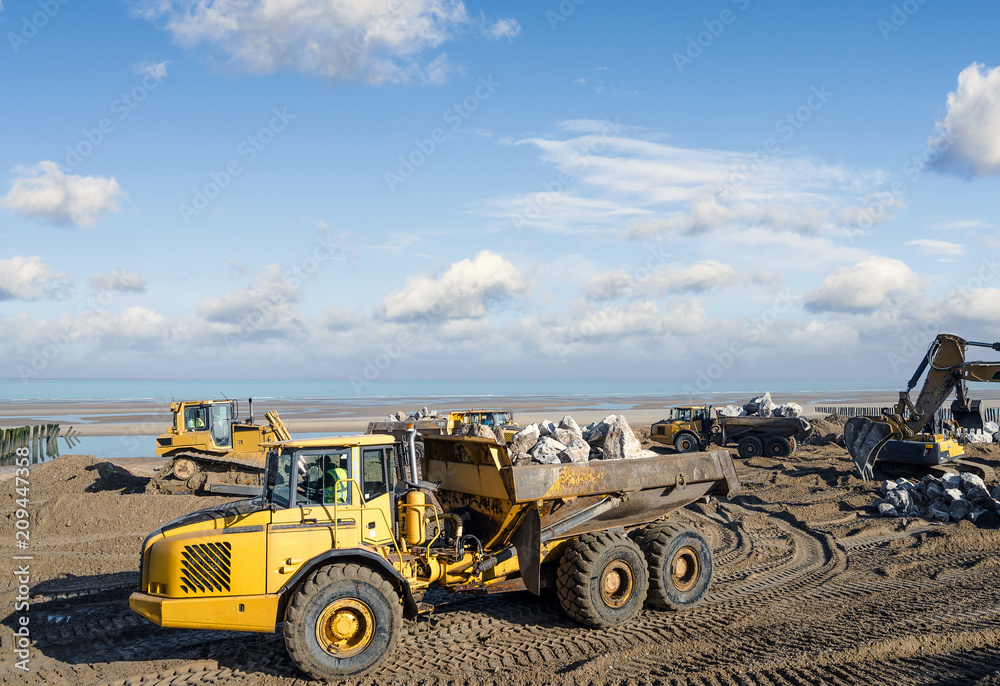 Obraz premium chantier en action
