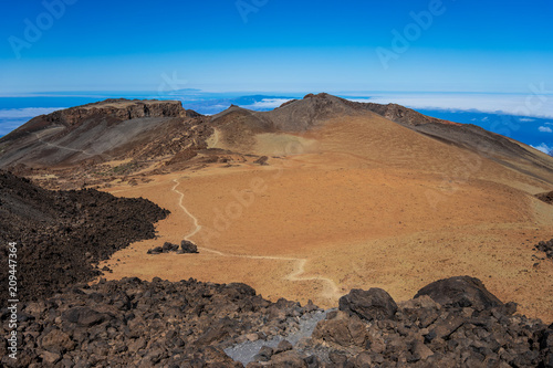 Photos Pico Viejo crater from Teide hillside