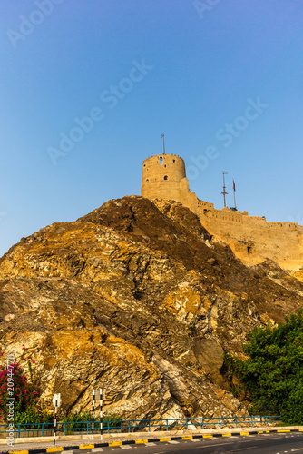 Ruins of an old Portuguese castle in Muscat - 3 © gdefilip