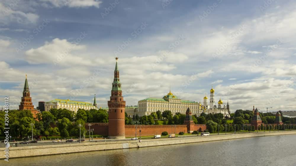 Kremlin Corner View Timelapse