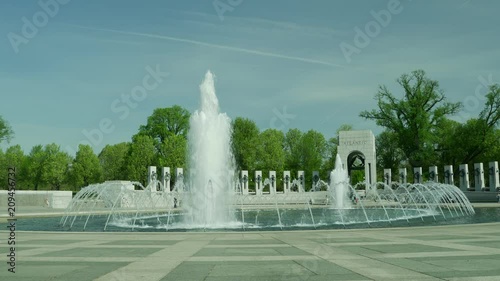  Washington DC, World War II Memorial at National Mall