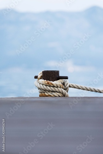 sea dock rope