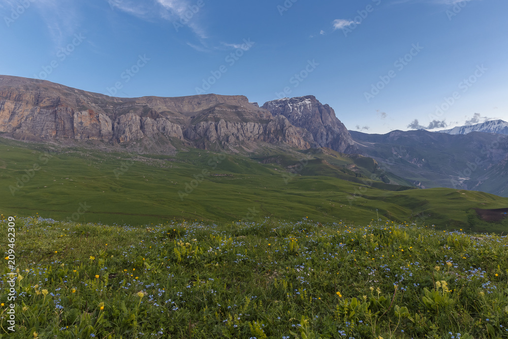 Summer at the foot of Shahdag mountain