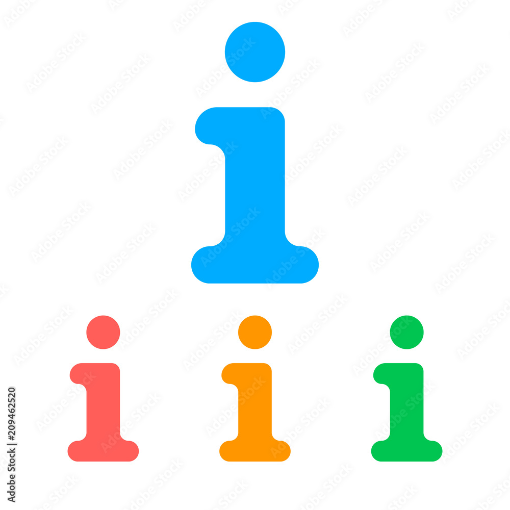 Information sign symbol, info icon isolated Information sign symbol, info icon isolated
