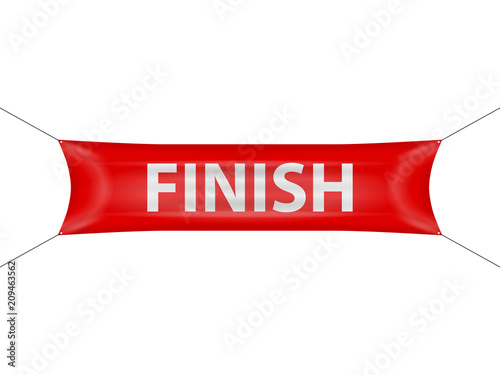 Finish banner