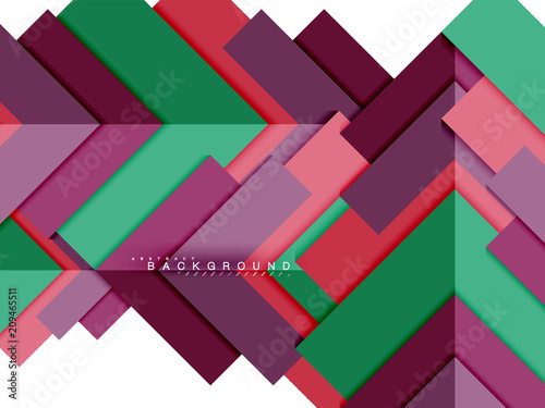 Multicolored abstract geometric shapes  geometry background for web banner