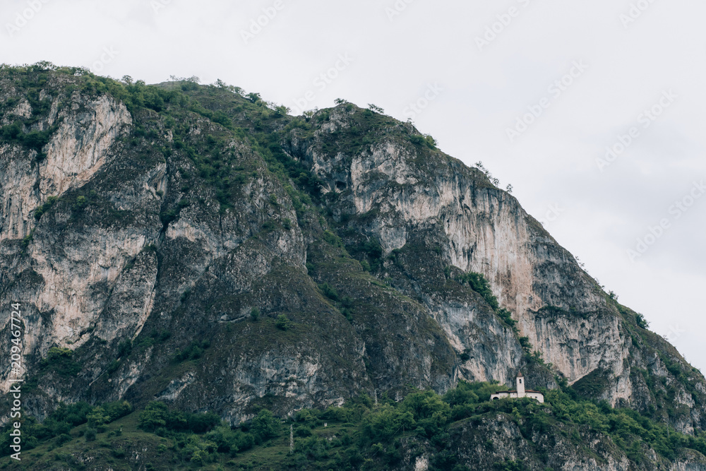 Church on the mountain.
Church on the mountain.