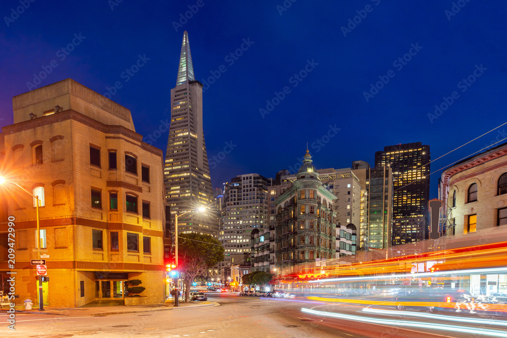 Fototapeta premium San Francisco downtown skyline