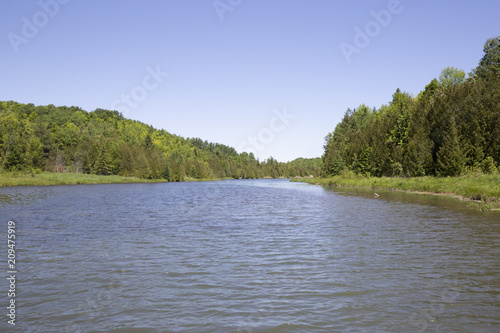 Landscape View of a Country Pond