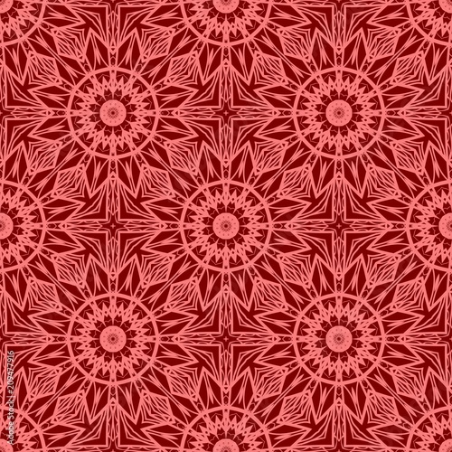 Stylish geometric background. Seamless vector illustration. Pattern for design, interior, fashion