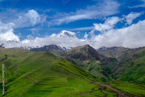 Kazbegi Stepantsminda' Georgia mountains