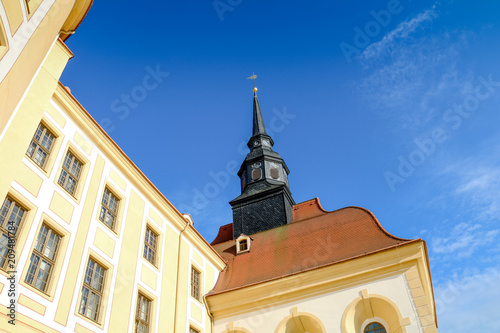 Obraz na płótnie Schloss Moritzburg bei Dresden w salonie