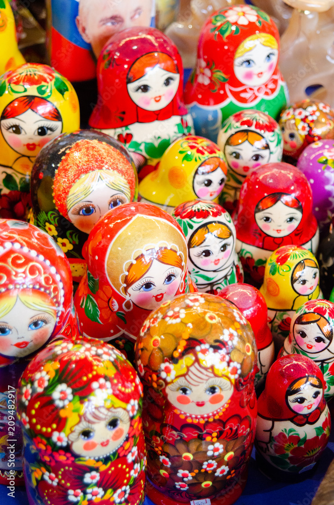 Many nested dolls Many nested dolls