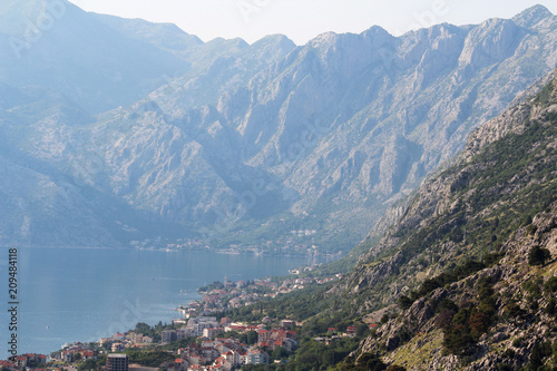 A view of Kotor Bay, Montenegro