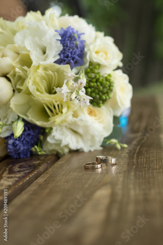 bridal bouquet, flowers, wedding