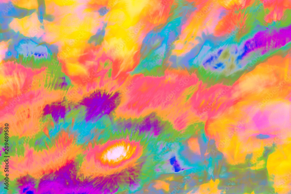 Abstract psychedelic picture in yellow, red, green, white etc.. Can be used separately or to create gif animations, videos etc.