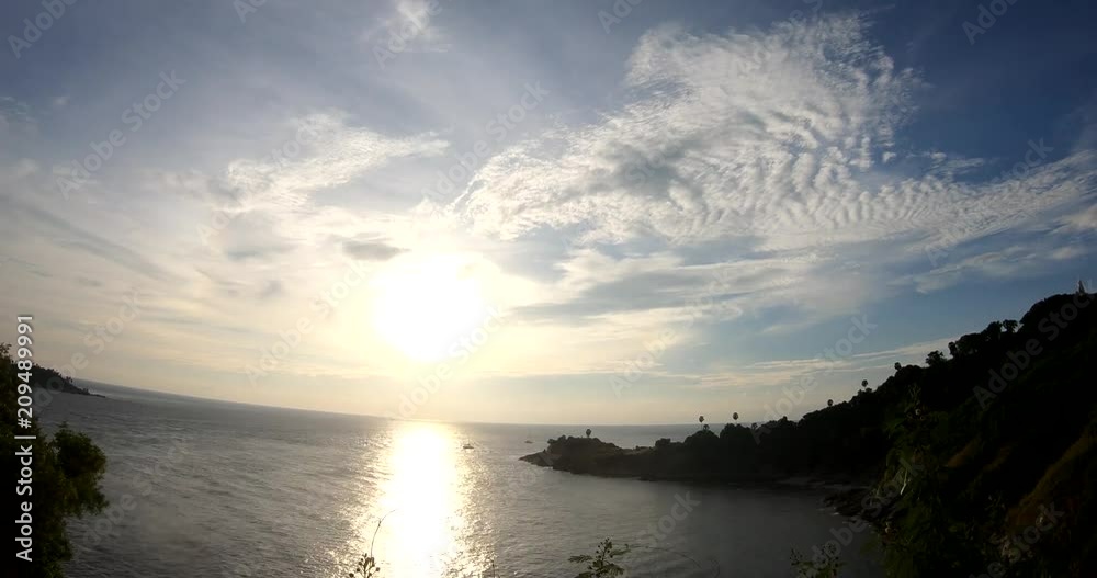 Sunset timelapse last day of 2017 at Promthep cape, Phuket, Thailand. Sunset timelapse last day of 2017 at Promthep cape, Phuket, Thailand.