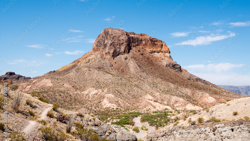 Obraz premium Cerro Castellan, Big Bend National Park, Texas