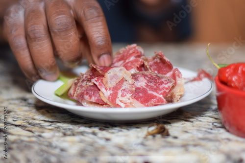 Shaved meat