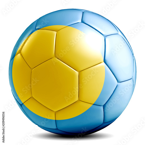 Palau soccer ball football futbol isolated
