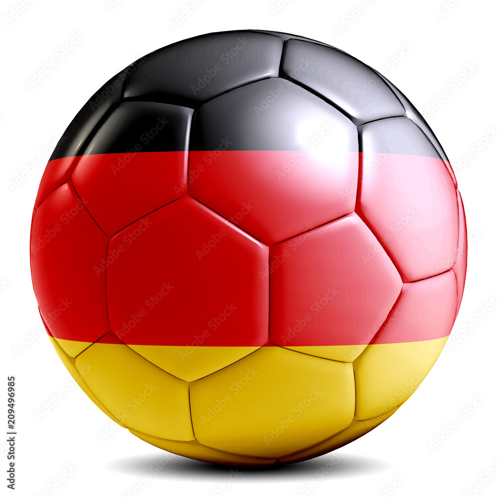Germany soccer ball football futbol isolated Germany soccer ball football futbol isolated