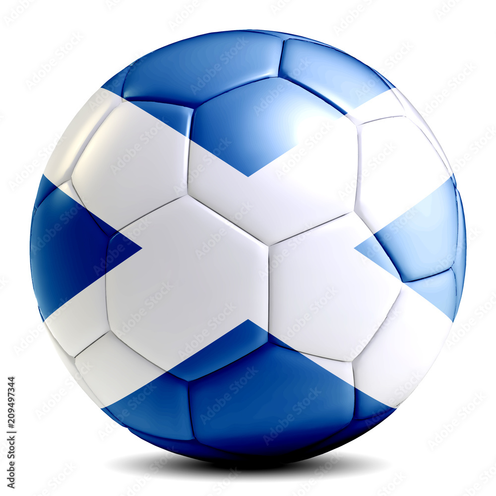 Scotland soccer ball football futbol isolated Scotland soccer ball football futbol isolated
