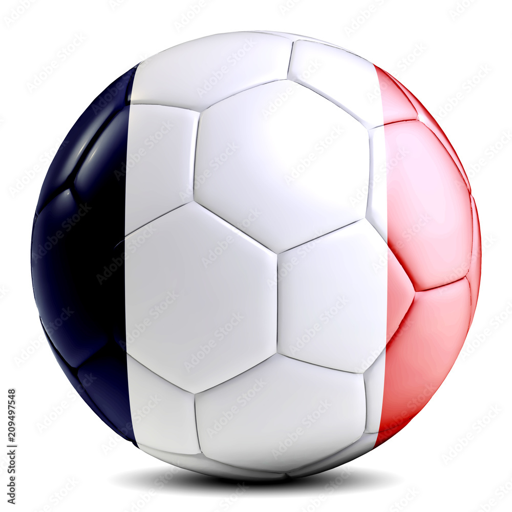 France soccer ball football futbol isolated France soccer ball football futbol isolated