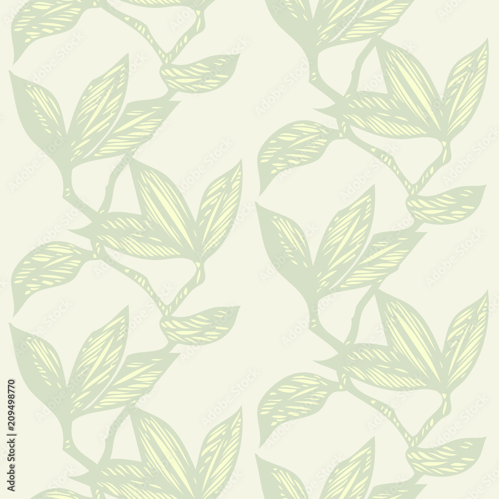 Elegance seamless leaves pattern Elegance seamless leaves pattern